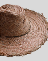 SOMBRERO RUSTIC FREE DE LUJO UNISEX BORDE DESFLECADO CORDON NEGRO