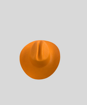 STRAW ORANGE HAT